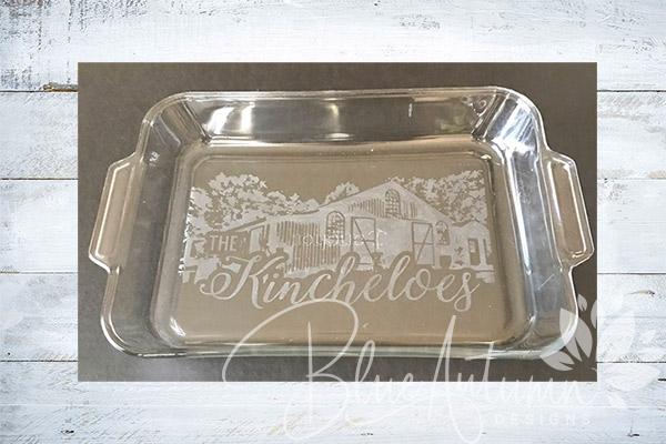 bakeware-casserole Etched Custom Bakeware