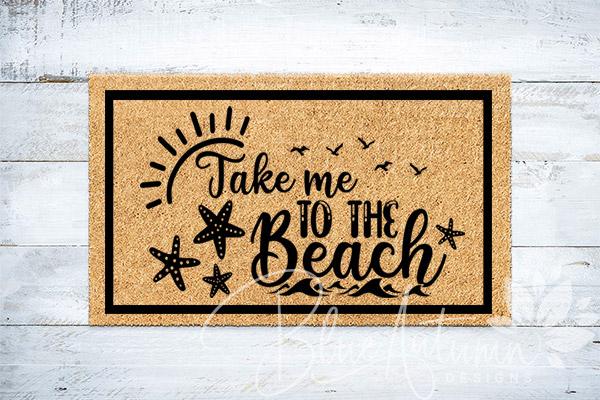 beach-doormat Take Me To The Beach Doormat