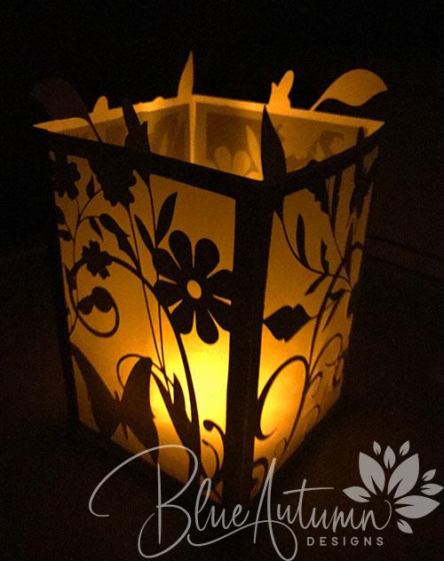 floral-lit Floral with Fairy Lights