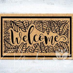 Welcome Leaf Doormat